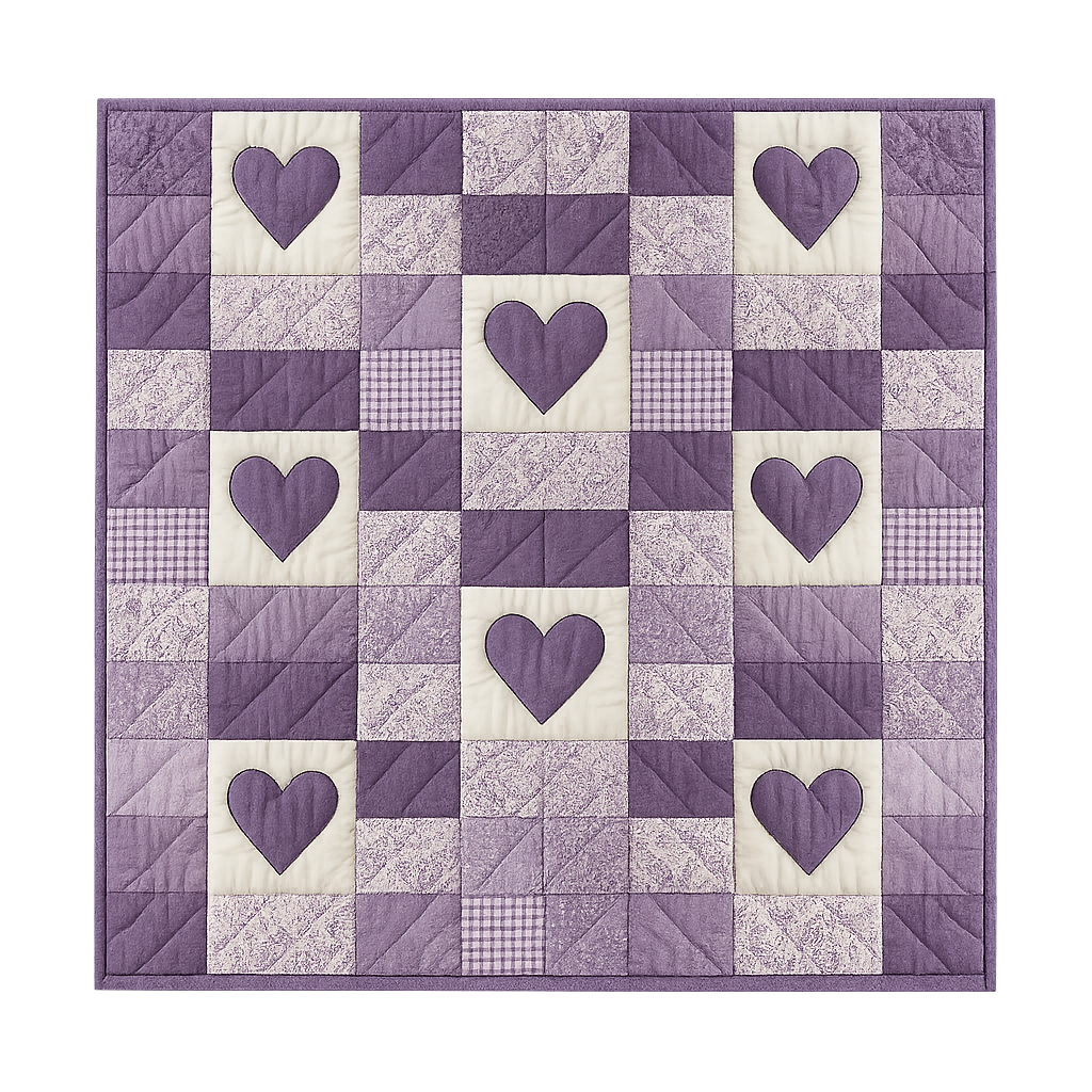 Heart Quilt PDF Pattern | Mrs. Quilty