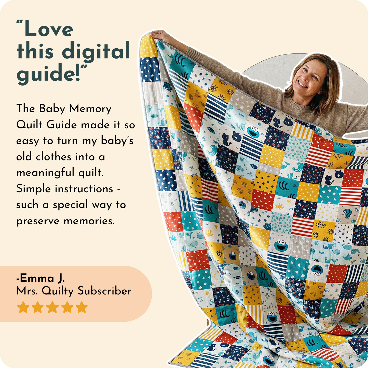 The Baby Memory Quilt Guide Downloadable PDF E-book