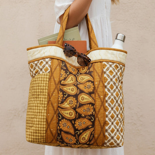 Patchwork Tote Digital PDF Pattern