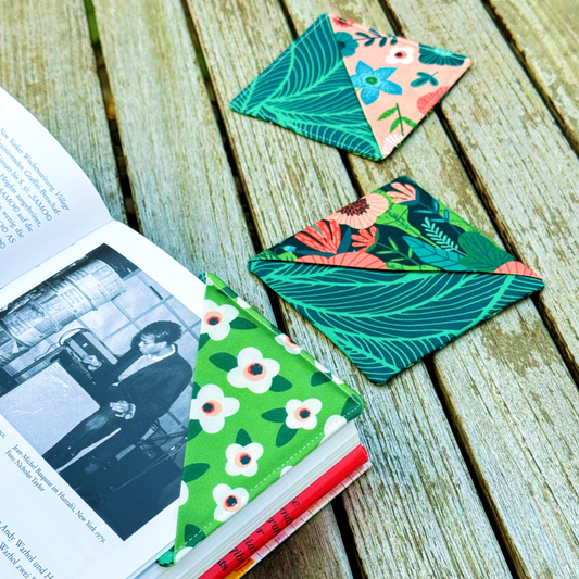 Corner Bookmark Downloadable PDF Quilt Pattern