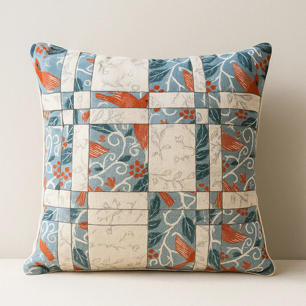 Net Pillow Pattern Disappearing 4-Patch Throw Pillow PDF Pattern | Mrs. Quilty