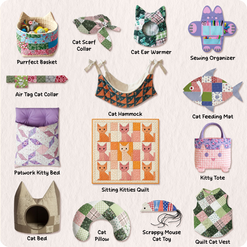 Tierd Cat.pdf 14 Downloadable PDF Purrfect Cat Patterns