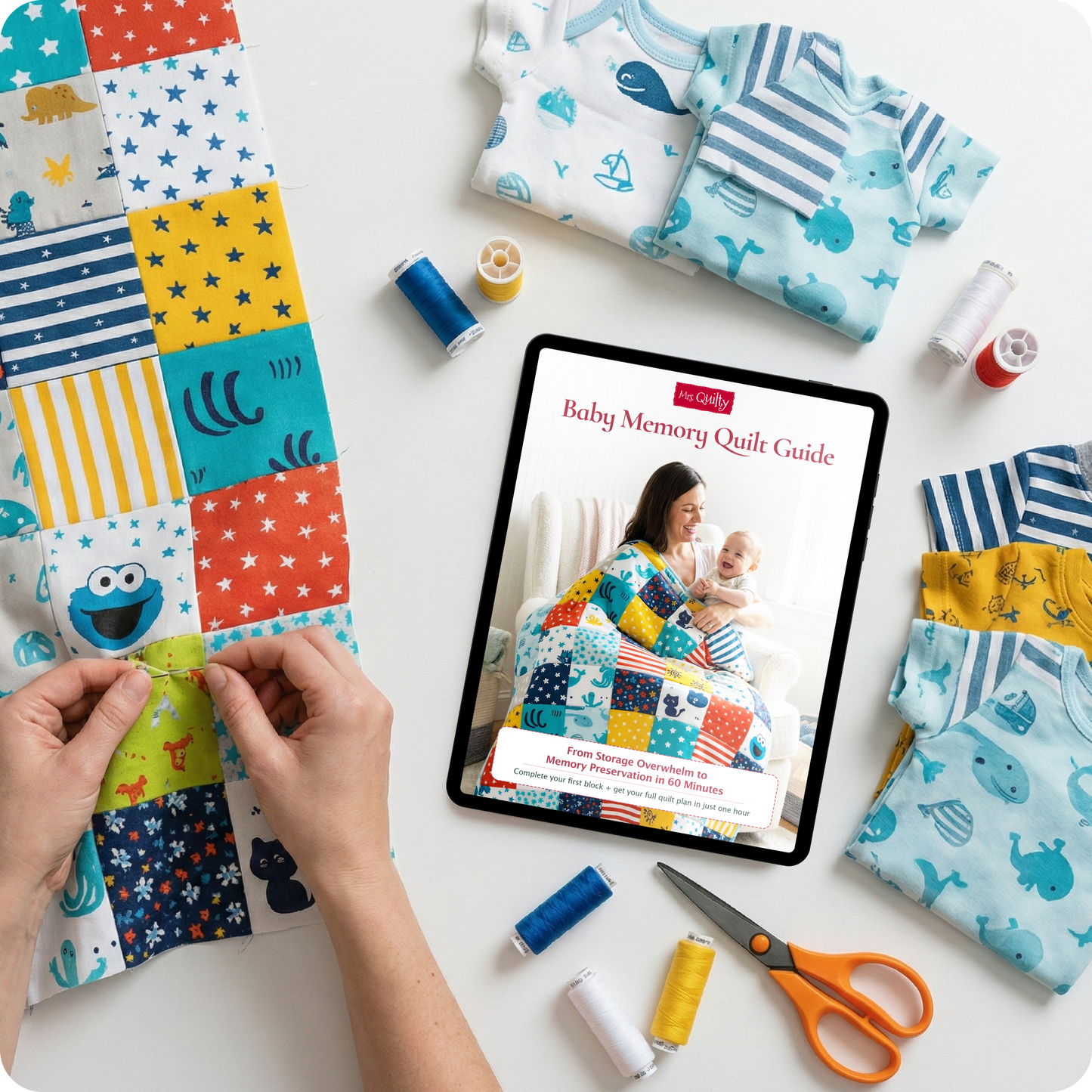 The Baby Memory Quilt Guide Downloadable PDF E-book
