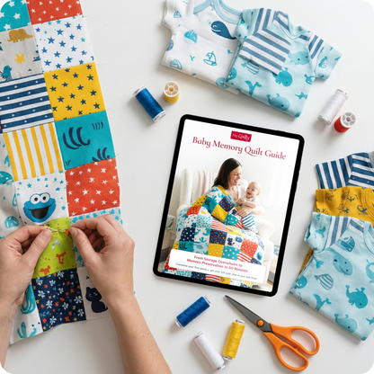 The Baby Memory Quilt Guide Downloadable PDF E-book