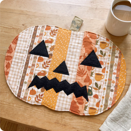 Pumpkin Placemat Digital PDF Pattern