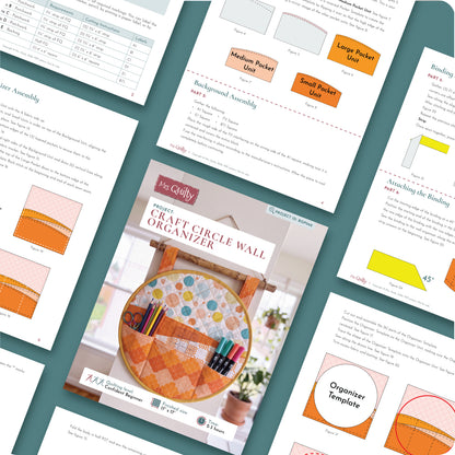 Craft Circle Wall Organizer Digital PDF Pattern