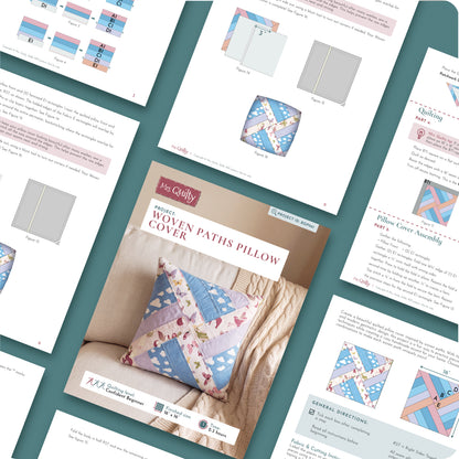 Woven Paths Pillow Cover Digital PDF Pattern