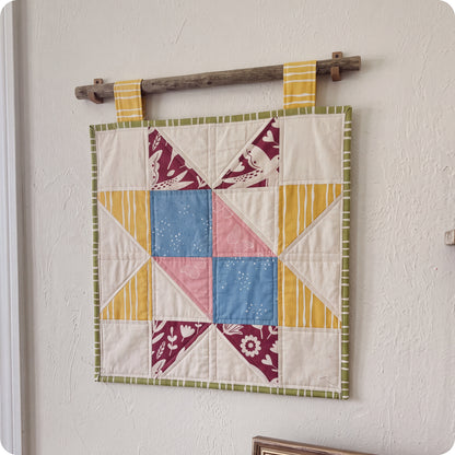 Garden Star Wall Hanging Digital PDF Pattern