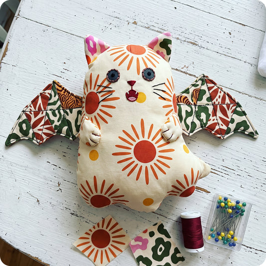 Milo the Moonbat Cat Digital PDF Pattern