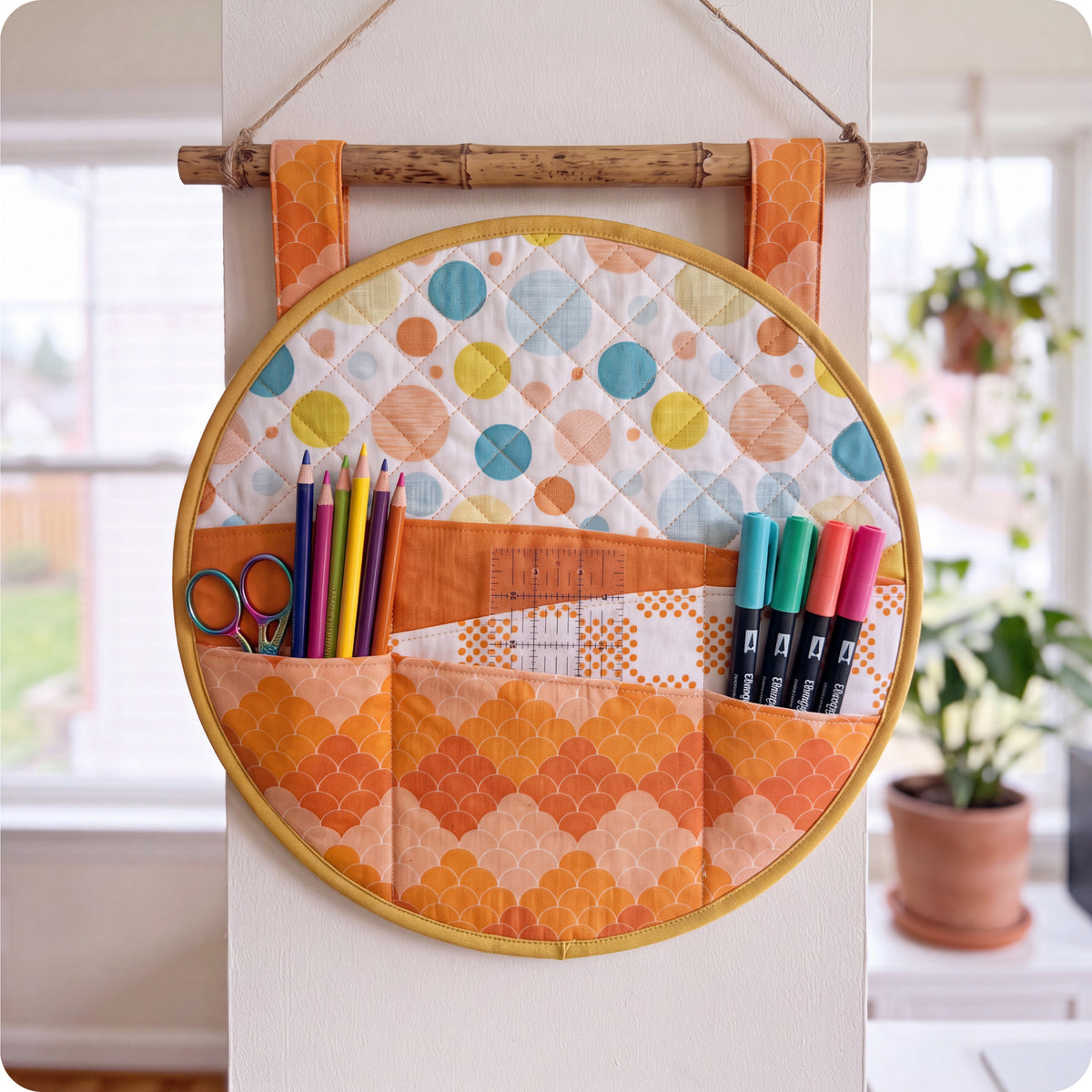 Craft Circle Wall Organizer Digital PDF Pattern
