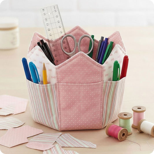 Quilted Stationery Organizer Digital PDF Pattern