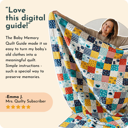 The Baby Memory Quilt Guide Downloadable PDF E-book