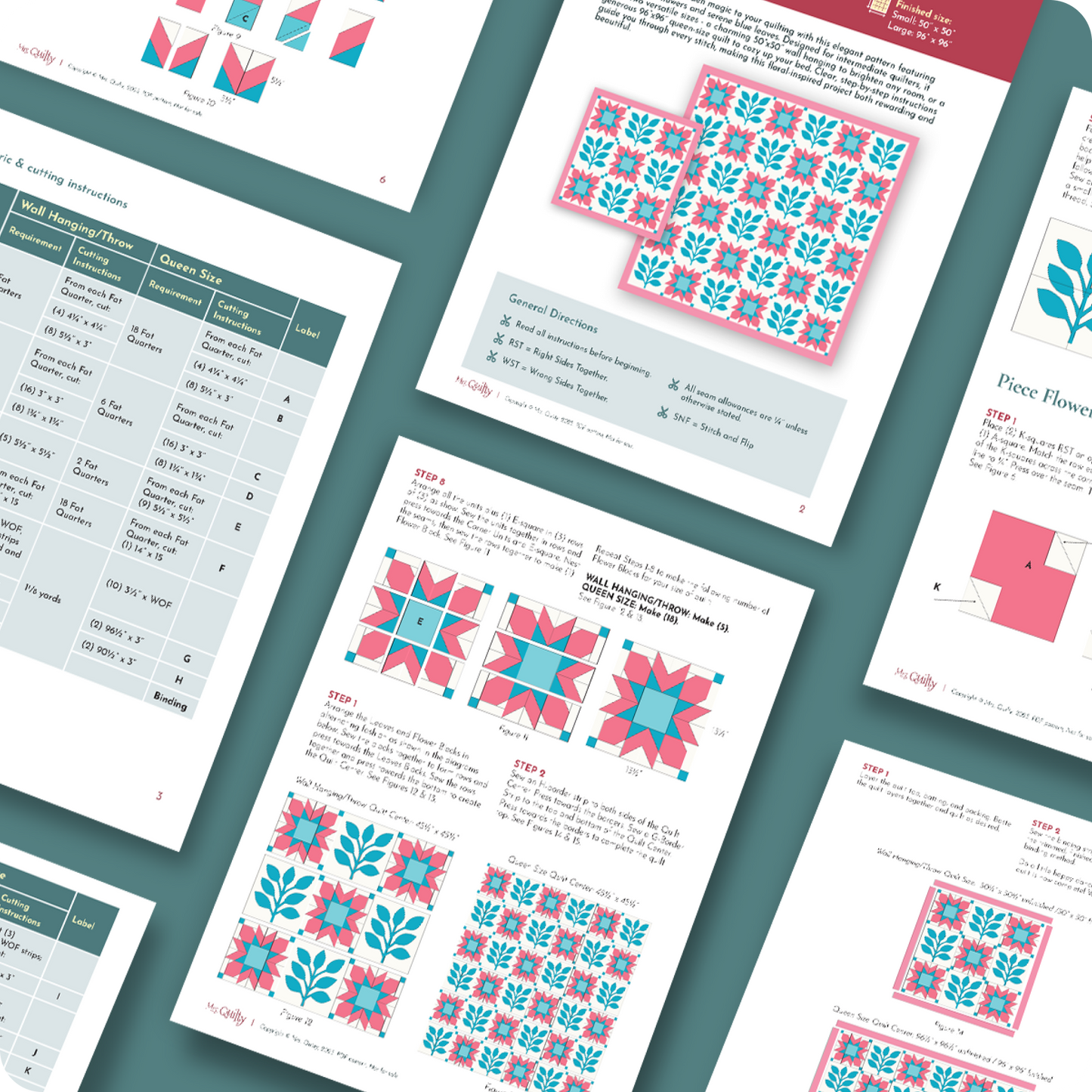 Mrs. Quilty Quilts - Bundle of 21 Digital Patterns
