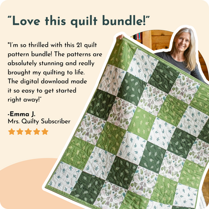 Mrs. Quilty Quilts - Bundle of 21 Digital Patterns