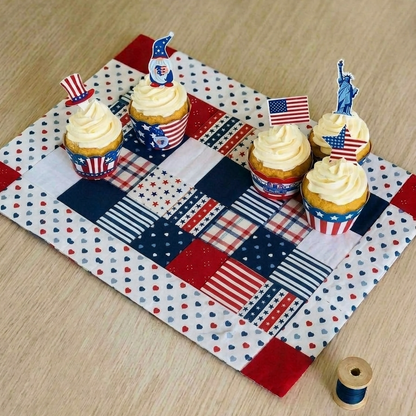 Patchwork of Liberty Placemat Digital PDF Pattern