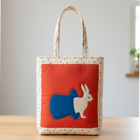 Playful Hopper Tote Bag Digital PDF Pattern