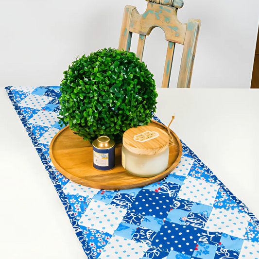 DIY Quilted Table Runner Pattern - Printable PDF for Quick Crafting