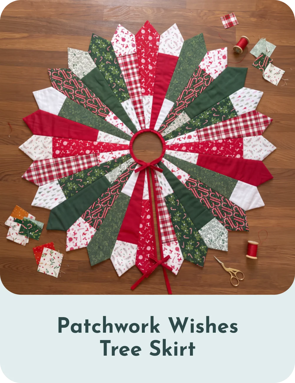 Patchwork Wishes Tree Skirt