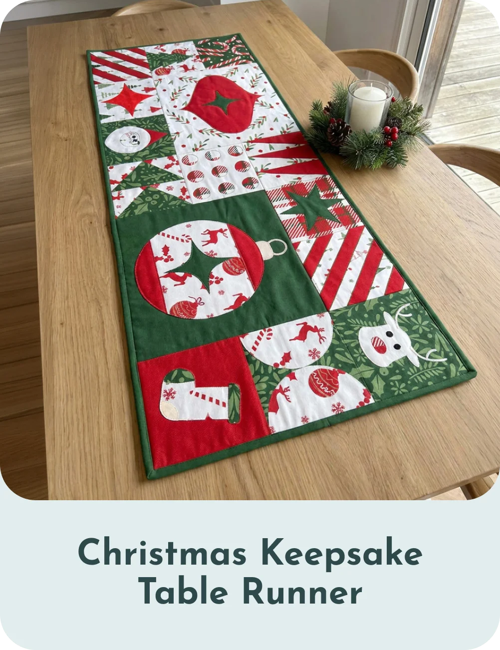 Christmas Keepsake Table Runner