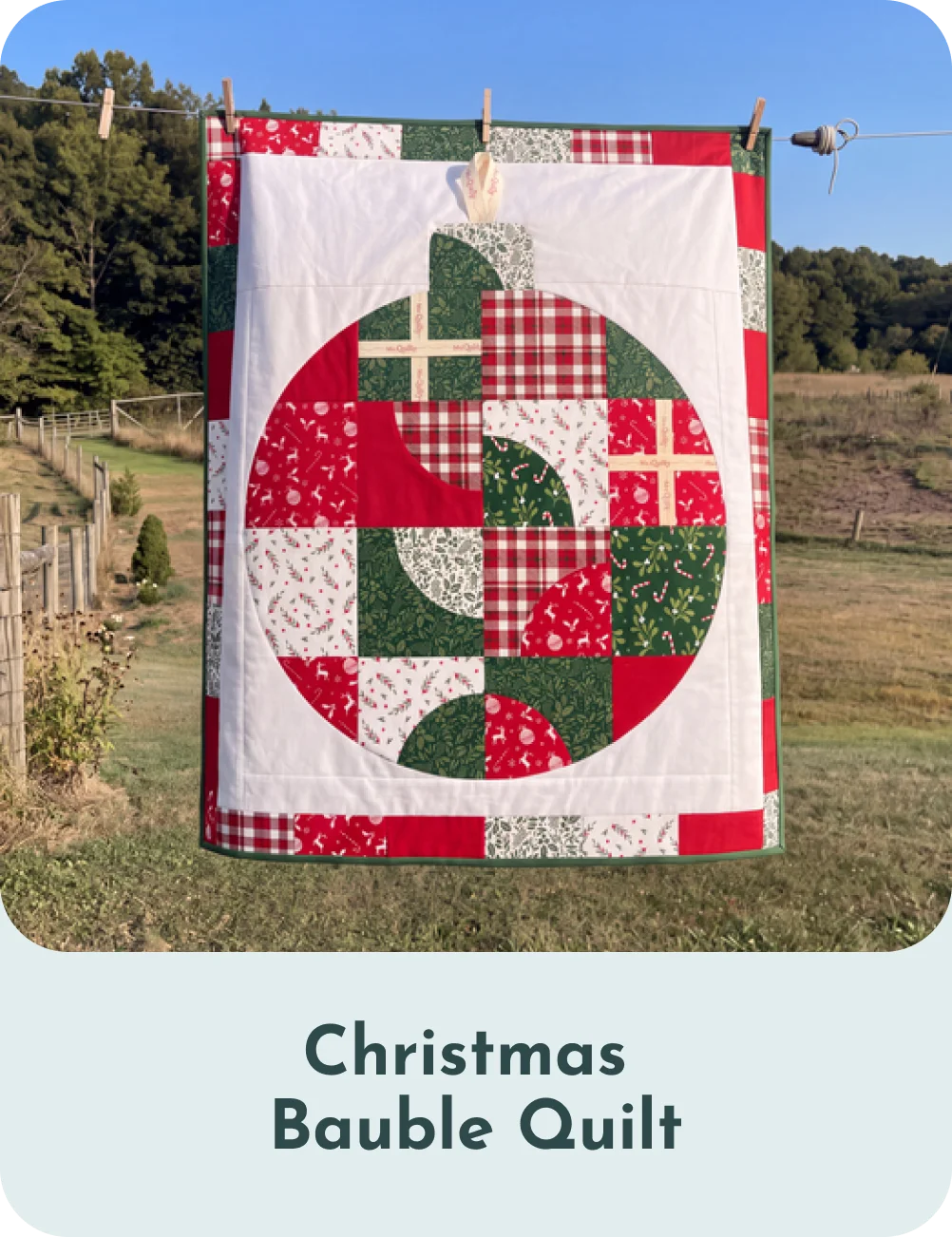 Christmas Bauble Quilt