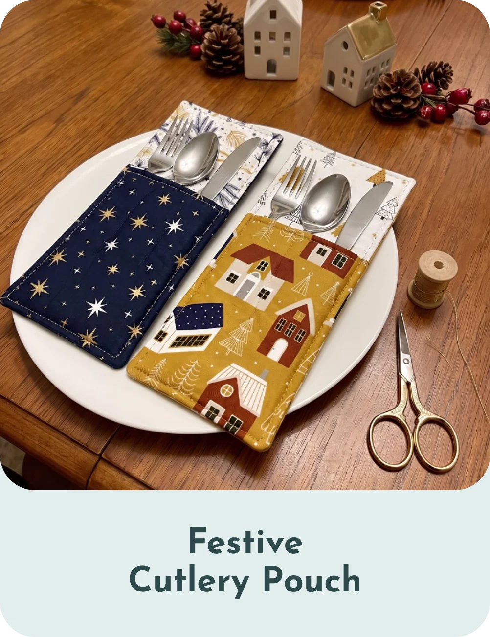 Festive Cutlery Pouch
