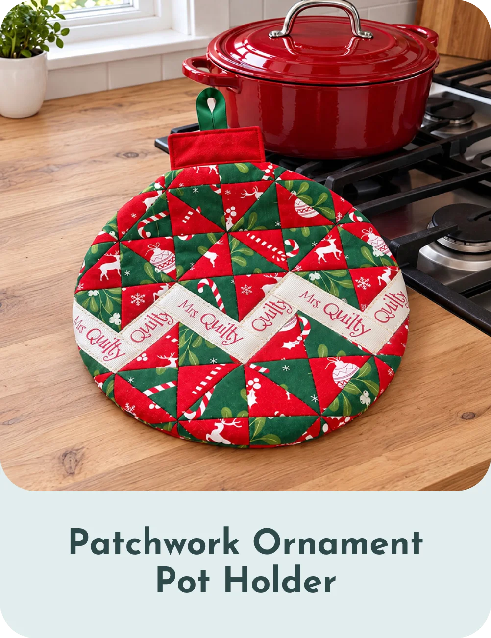Patchwork Ornament Pot Holder