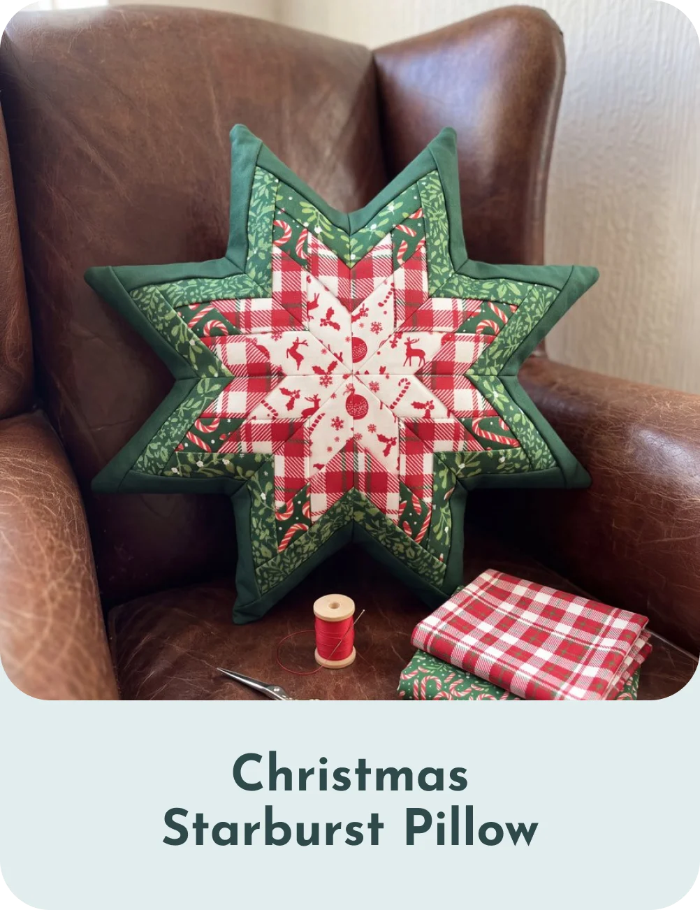 Christmas Starburst Pillow