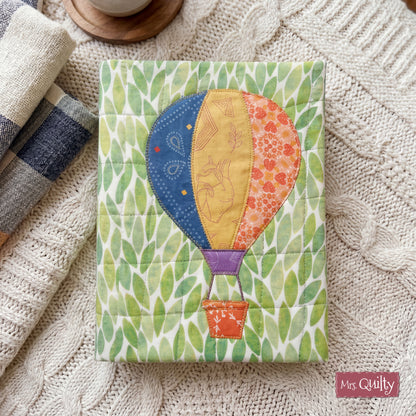 Book Cover Downloadable PDF Quilt Pattern